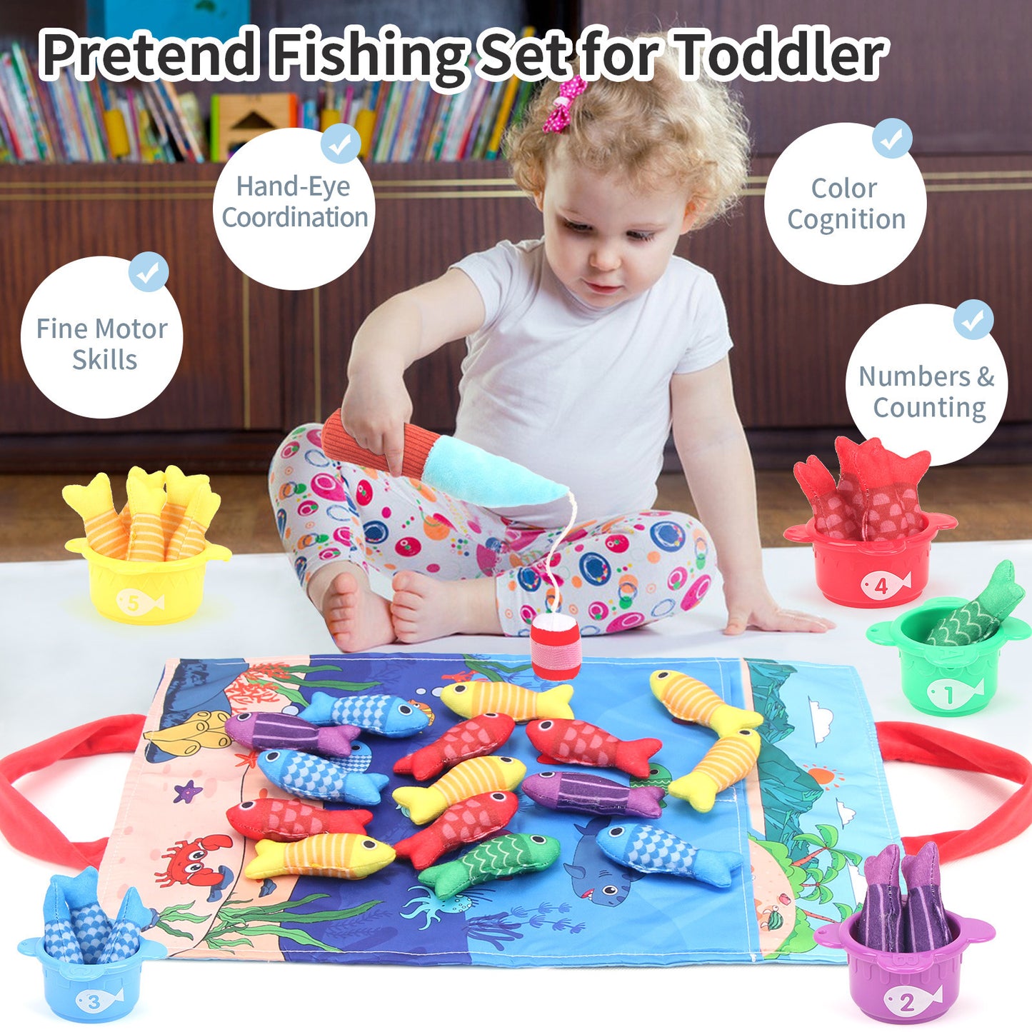 Baby Fishing Toys Three-dimensional Fabric Crawling Early Education Enlightenment 1a19f13a 80e8 494f 8051 2ba9220edf7f