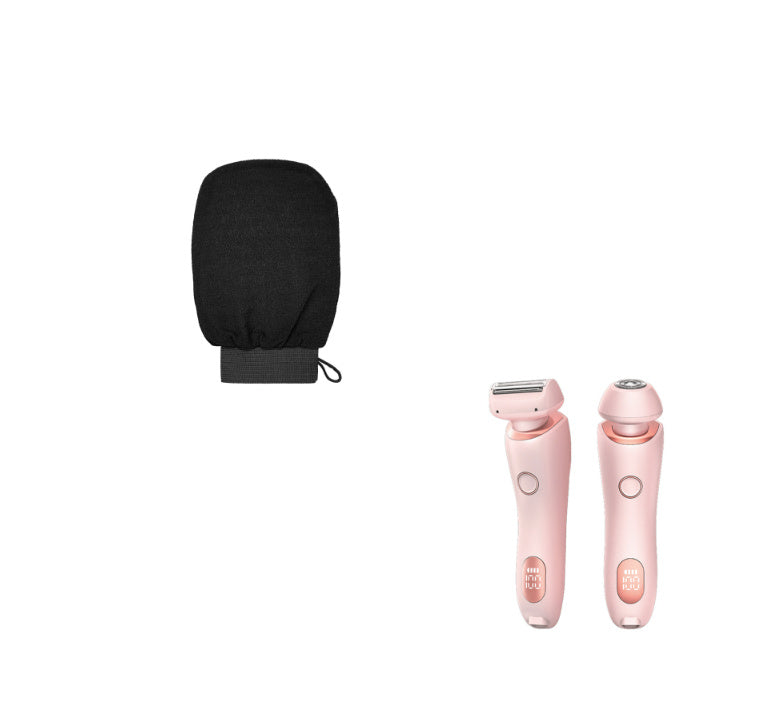 2 In 1 Hair Removal Epilator USB Rechargeable Trimmer Women Body Razor Face Leg Armpit Bikini Hand Pubic Shaver Hair Remover - HD Wireless Product #9