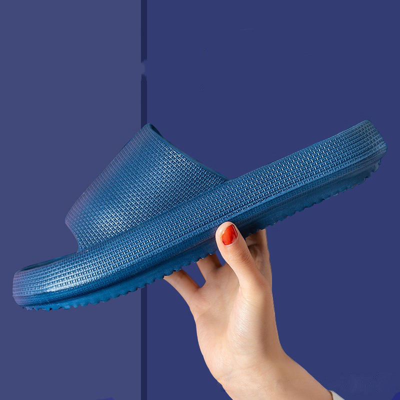 New Household Foot Feces Slippers Female Bathroom Bathing Couple Home Sandals And Slippers Male Summer Outer Wear Thick 1a3dd
