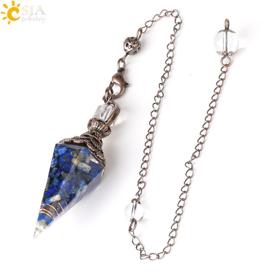 Colorful Crystal Pendulum Natural Gravel Pendant 1a3e2ba6 2d1a 4cae b594 8b88822ecf15