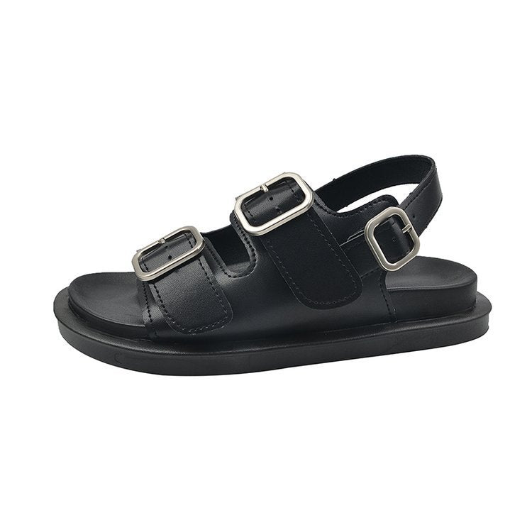 Women's Summer Outdoor Soft-soled Double-strap Platform Sandals 1a461221 391c 4e6b 9d64 d8e46d6a2a7b
