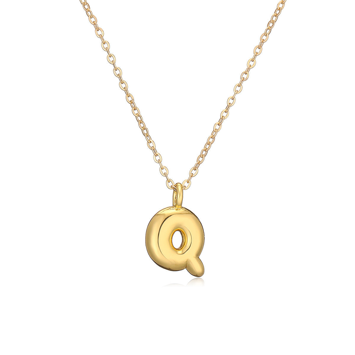 Copper Plated Gold 26 English Letters Pendant Necklace Niche Personality Clavicle Chain 1a53b75c 2d34 4151 92c8 de42617fdbb7