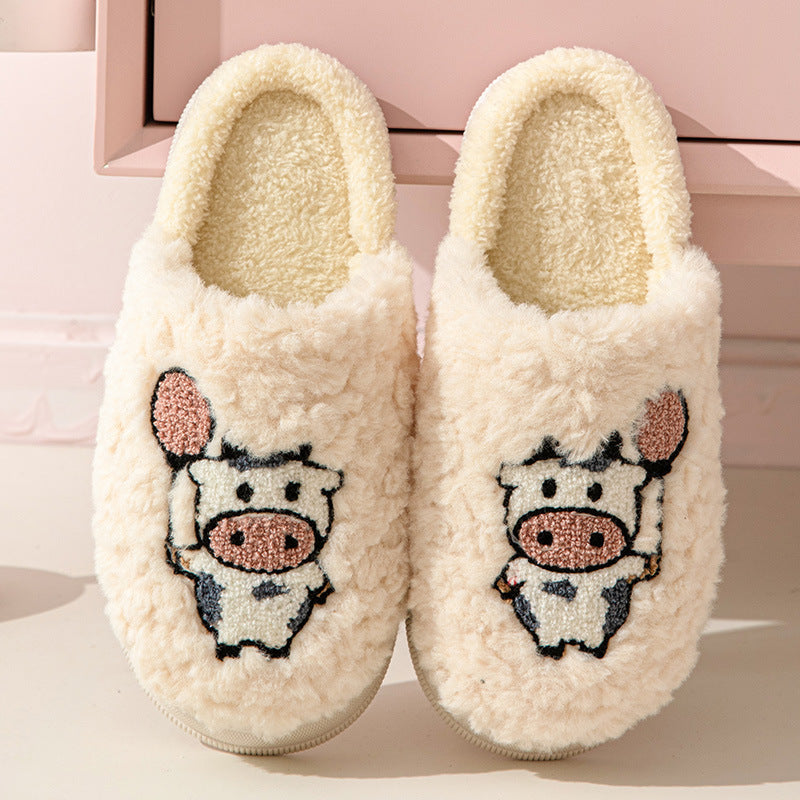 Cartoon Plush Cotton Slippers Women's Winter Warm Dormitory Non-slip 1a7fc3a1 458b 45e7 9cb7 53c228e8e9ae ed63493f 8bb5 48c6