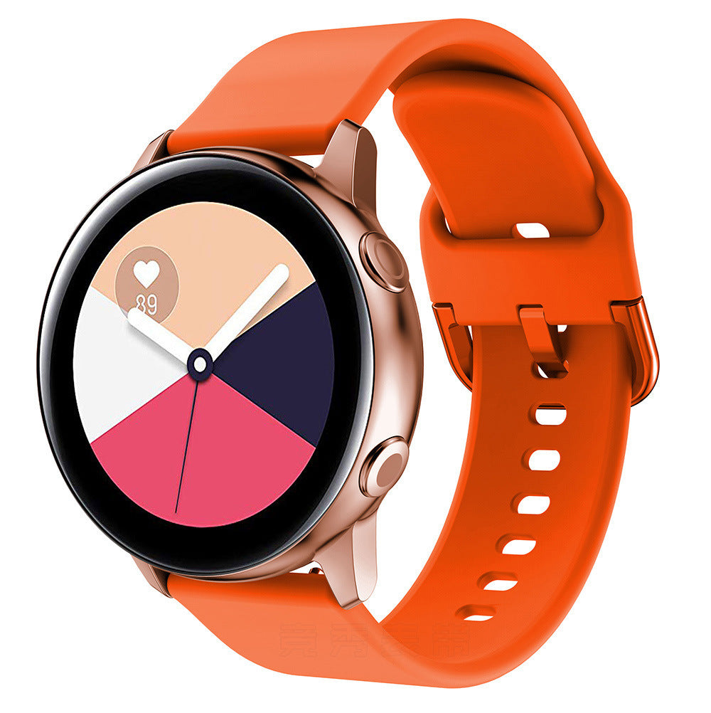 Universal 20 Or 22mm Silicone Strap For Smart Watch 1b2dfcc3 6c4b 4ef7 aff3 e2dc44a0b93b