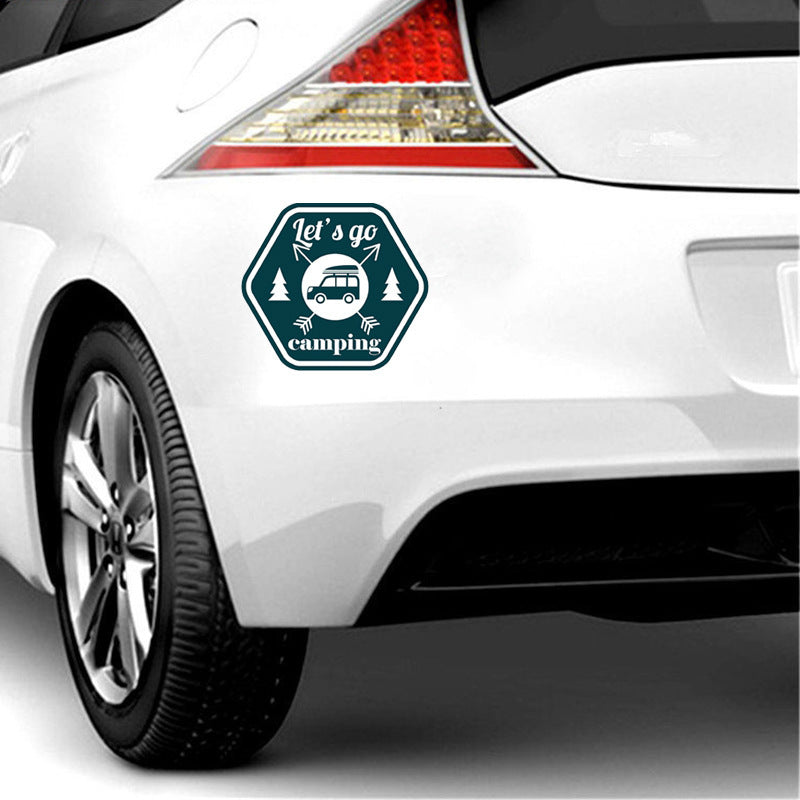 Camping Funny Car Sticker Cartoon Creative Motorcycle Refrigerator Skateboard 1b58a5b7 bac1 4950 8a15 3ebf4ccfae0b