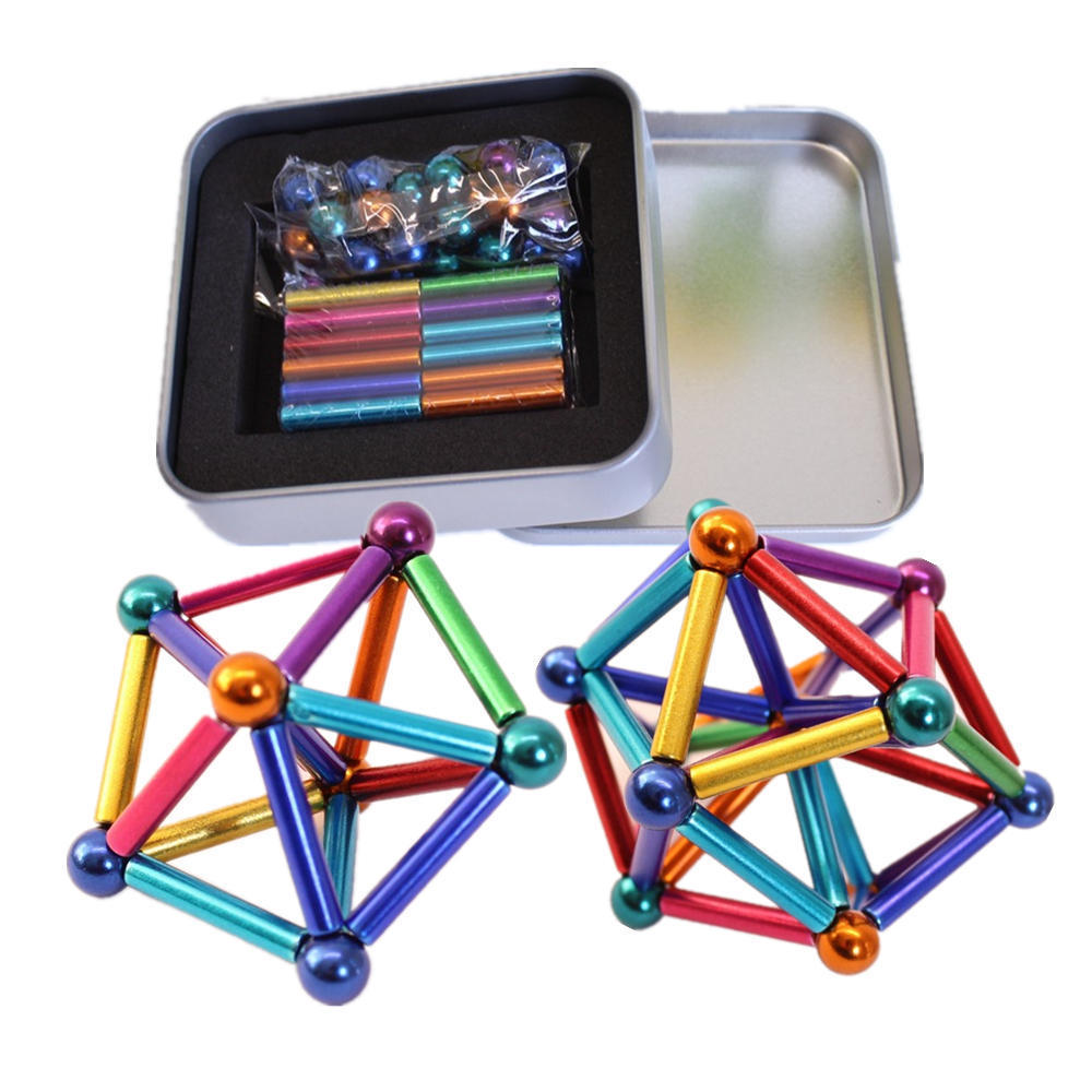 Educational Creative Toys Color Magnetic Stick Buck Ball Combination Iron Boxed 1b9d8515 414c 483e a2af d9ccff875001