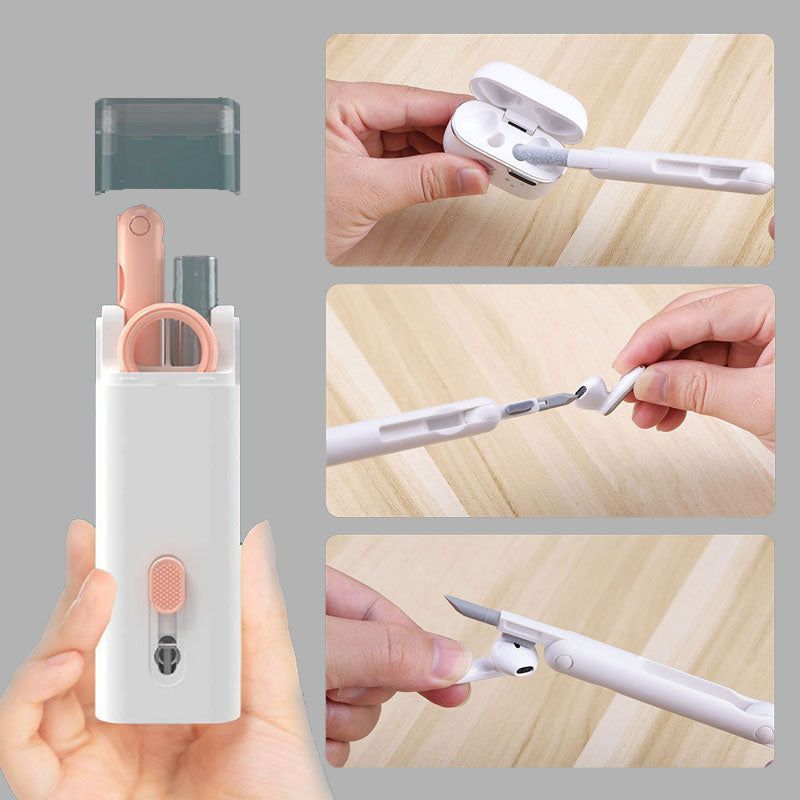 Multifunctional Bluetooth-compatible Headset Cleaning Pen Set Keyboard Cleaner Cleaning Tools Cleaner Keycap Puller Kit 1bc70