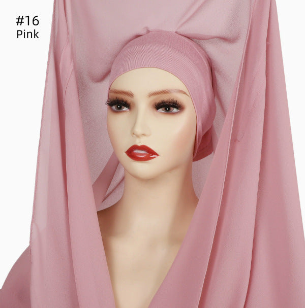 Lazy Chiffon Convenient Headscarf Magnetic Buckle Fixed 1bc8a9de 231a 40fd b87d 5b45a4274989