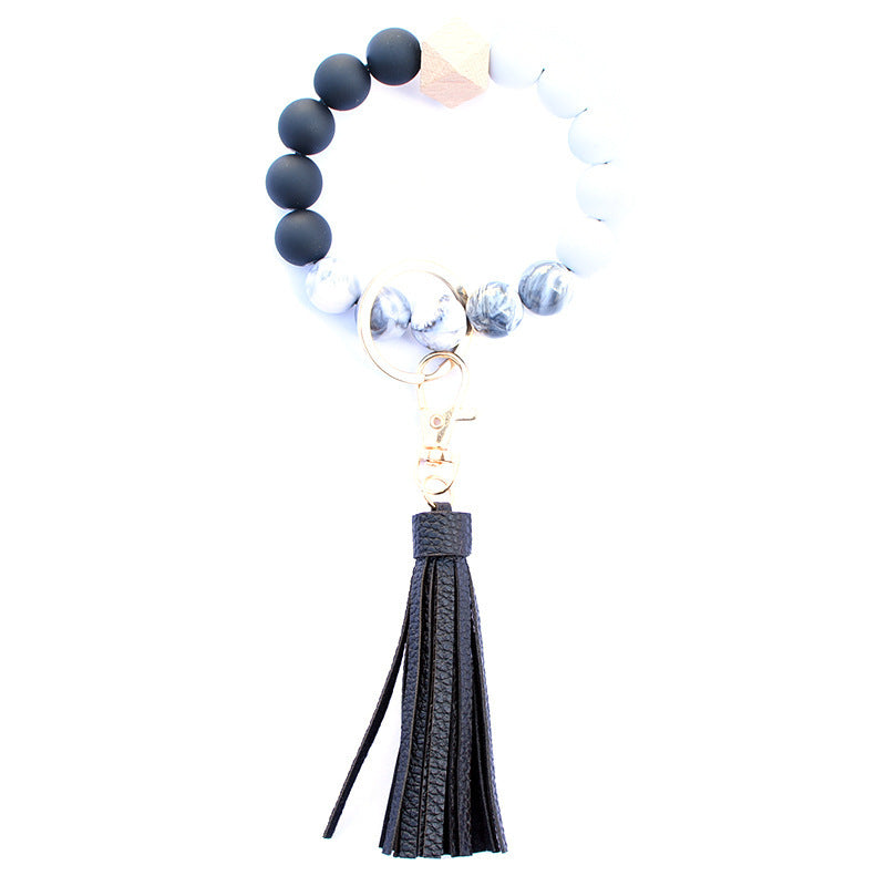 Creative Wooden Bead Bracelet Keychain 1c2f601c f56a 4e16 aca8 679bbcdbe4b5