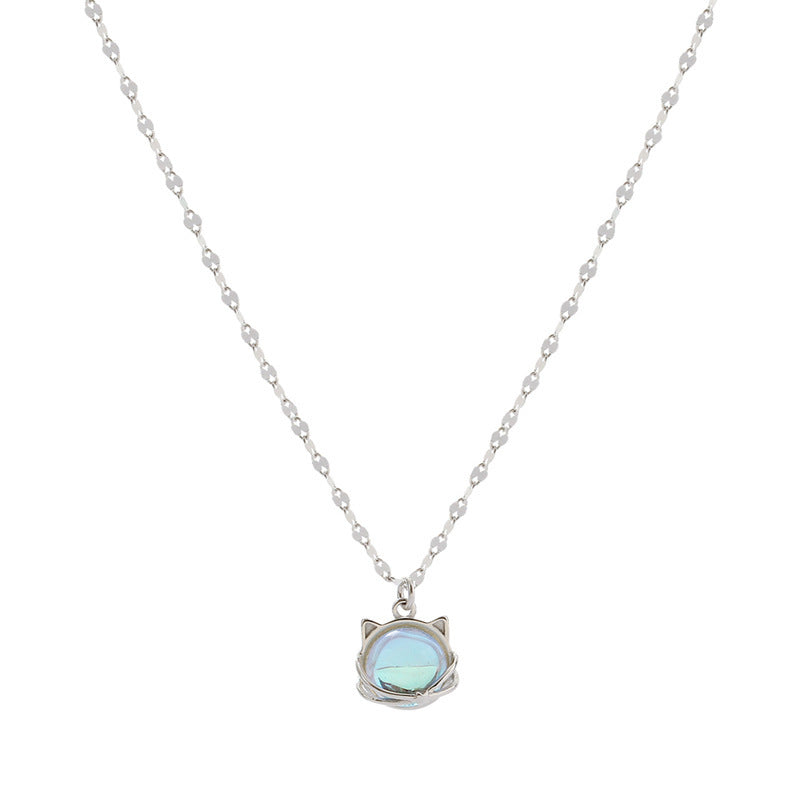 Women's Fashion Fantasy Planet Cat Pendant Necklace 1cc96531 8335 4103 a995 7ca684131499