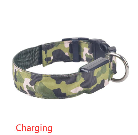 Camouflage pet supplies luminous dog collar 1d1b16e3 06b6 4f17 8ea4 e3288e0c01fd