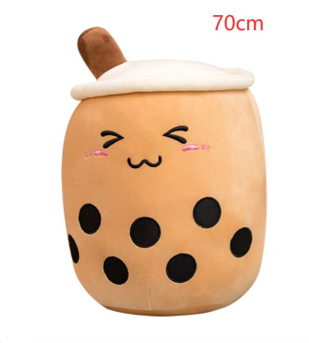Cute Fruit Drink Plush Stuffed Soft Strawberry Milk Tea Plush Boba Tea Cup Toy Bubble Tea Pillow Cushion Kids Gift 1dc23619 e