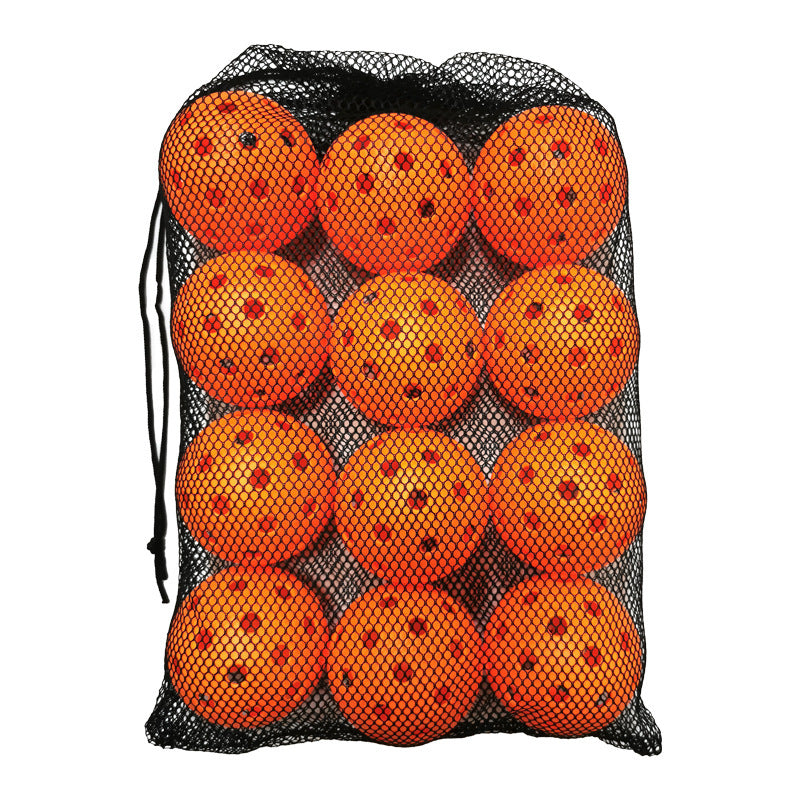 74mm40 Hole 26g Plastic Pickleball Weifu Holed Balls Pickleball Black Net Pocket Suit 12 PCs - HD Wireless Product #7