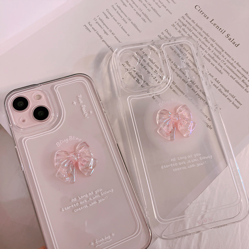 Bow Knot Mobile Phone Stereo Crystal Silicone 1f2b55de 577b 4fbc ac70 2eb9c43658c9