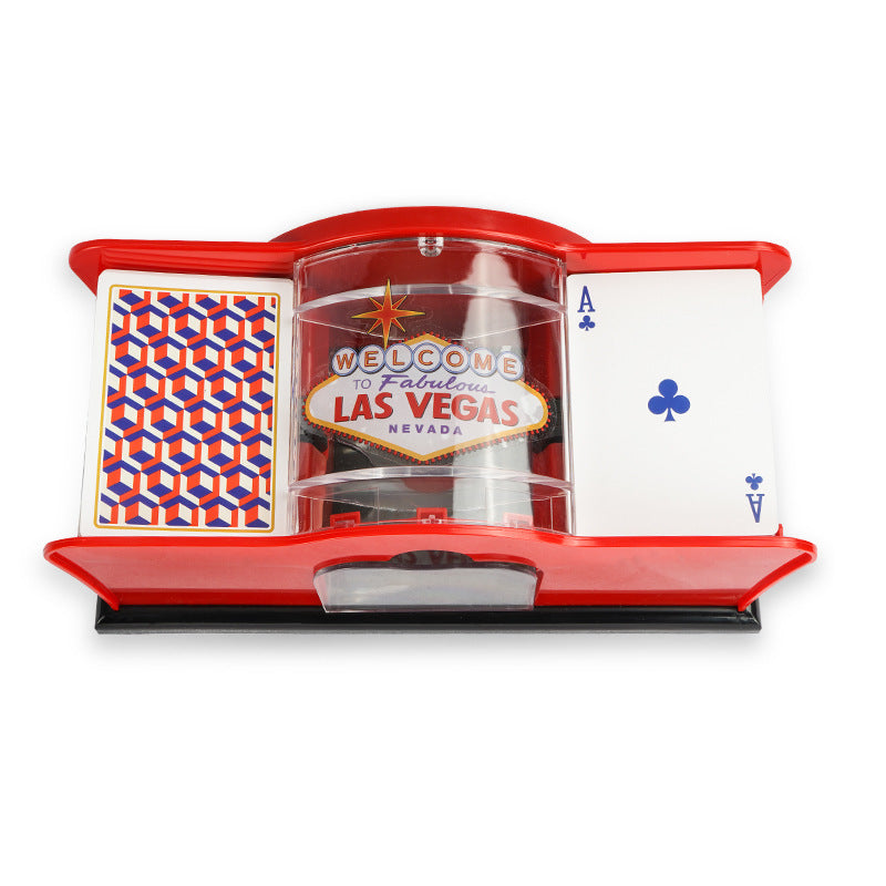 Poker Card Hand Shuffler Easy Hand Cranked Casino Card Shuffling Machine For Blackjack Poker Texas 1f92464e 3414 42b4 95d0 ca