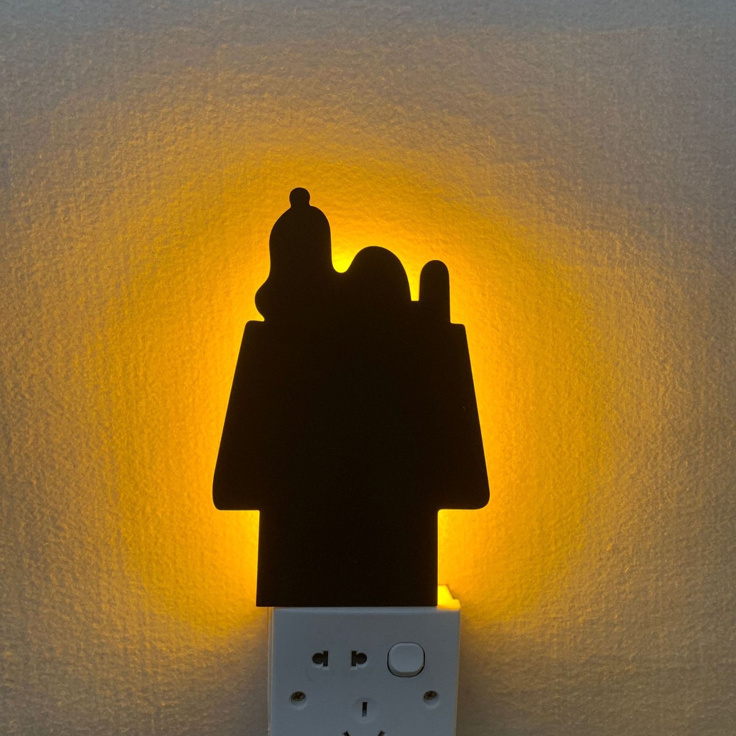 LED Animal Dog Cat Night Light Kitten Smart Sound Sensor Control Wall Lamp Home Corridor Balcony Night Lamp Baby Kids Sleep L