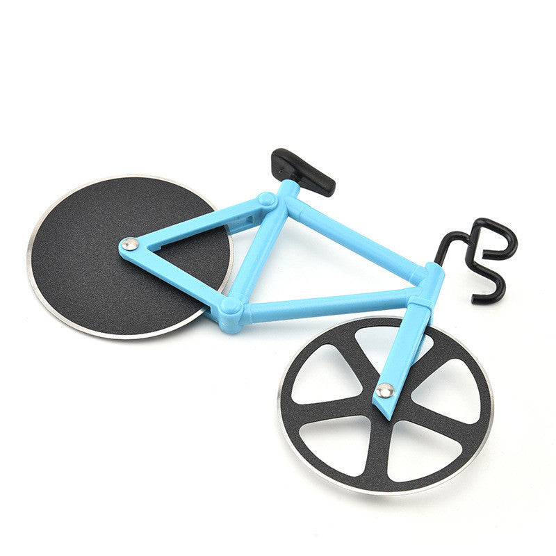 Pizza Cutter Stainless Steel Bicycle Shape Wheel Bike Roller Pizza Chopper Slicer Pizza Cutting Knife Kitchen Tools 201188733