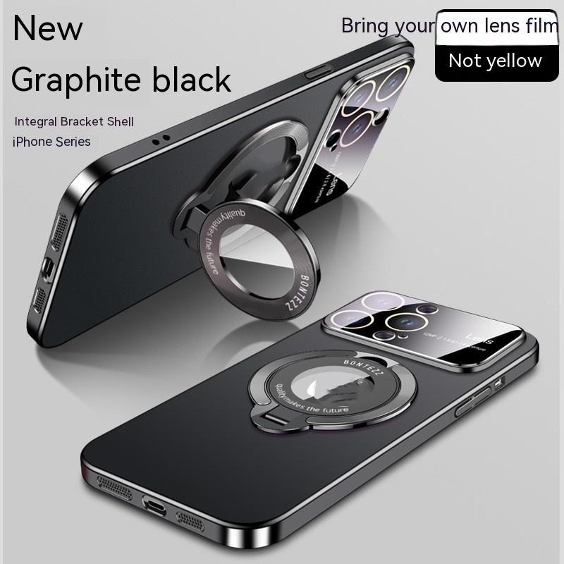 Metal Invisible Bracket Frosted Large Window Magnetic Suction Phone Case 201da321 581f 4ece b4c1 3bbe99513801