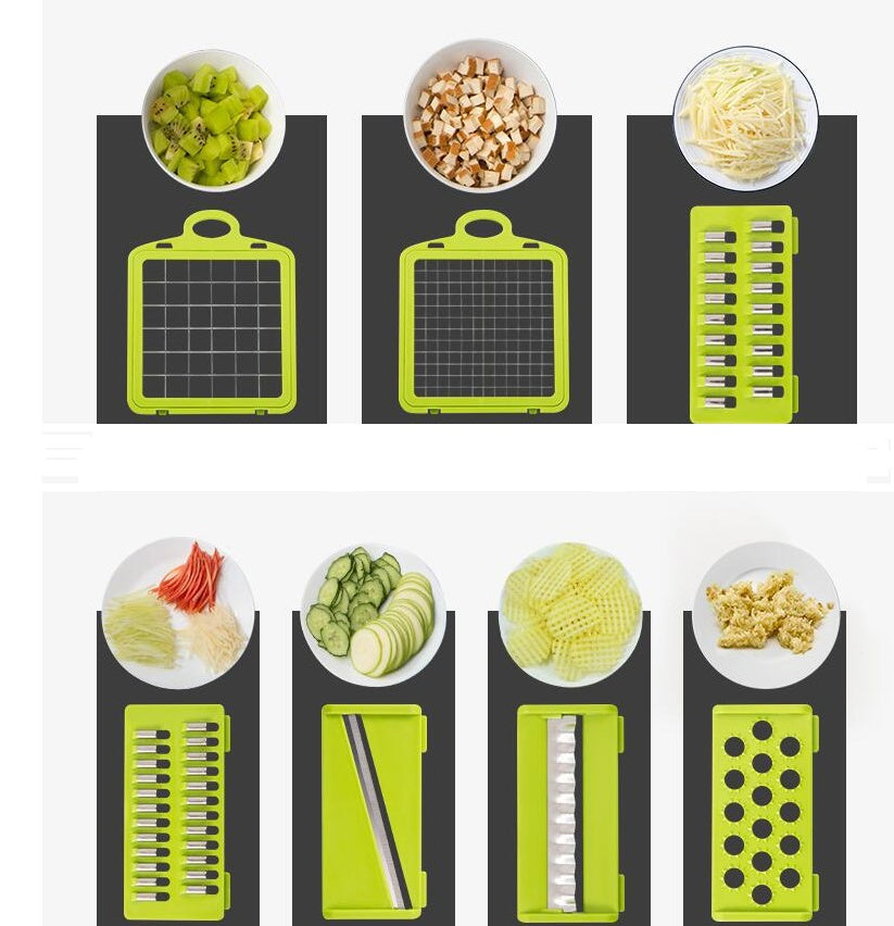 Multifunctional Vegetable Cutter Home Kitchen Slicing And Dicing Fruit Artifact 2046934458480
