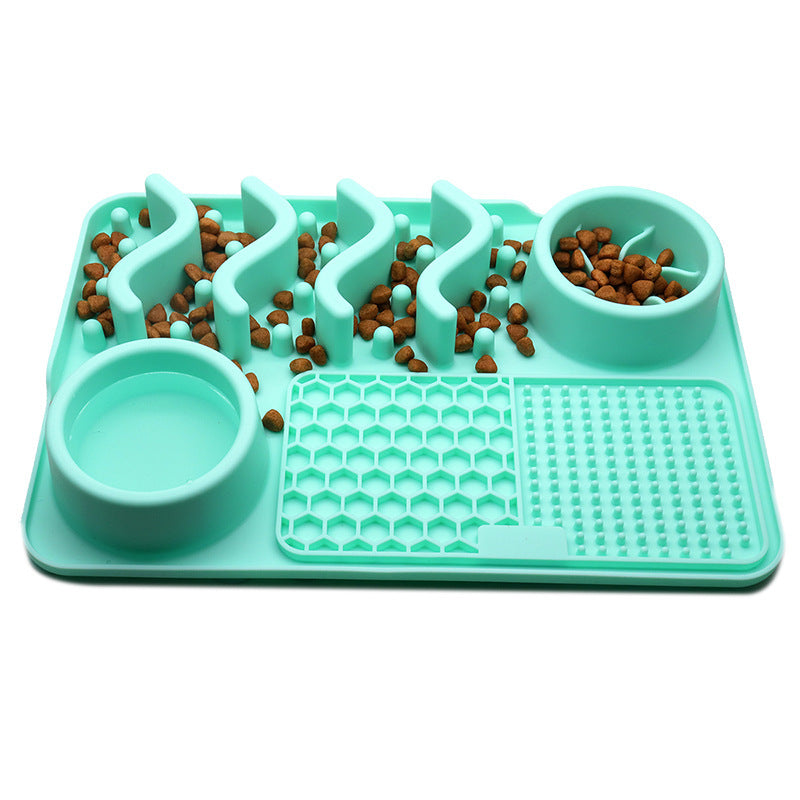 Dog Silicone Licking Pad Pet Licking Mat Silicone Smelling Mat Multifunctional Food Bowl Pets Supplies 2051130a 56c6 4132 a01