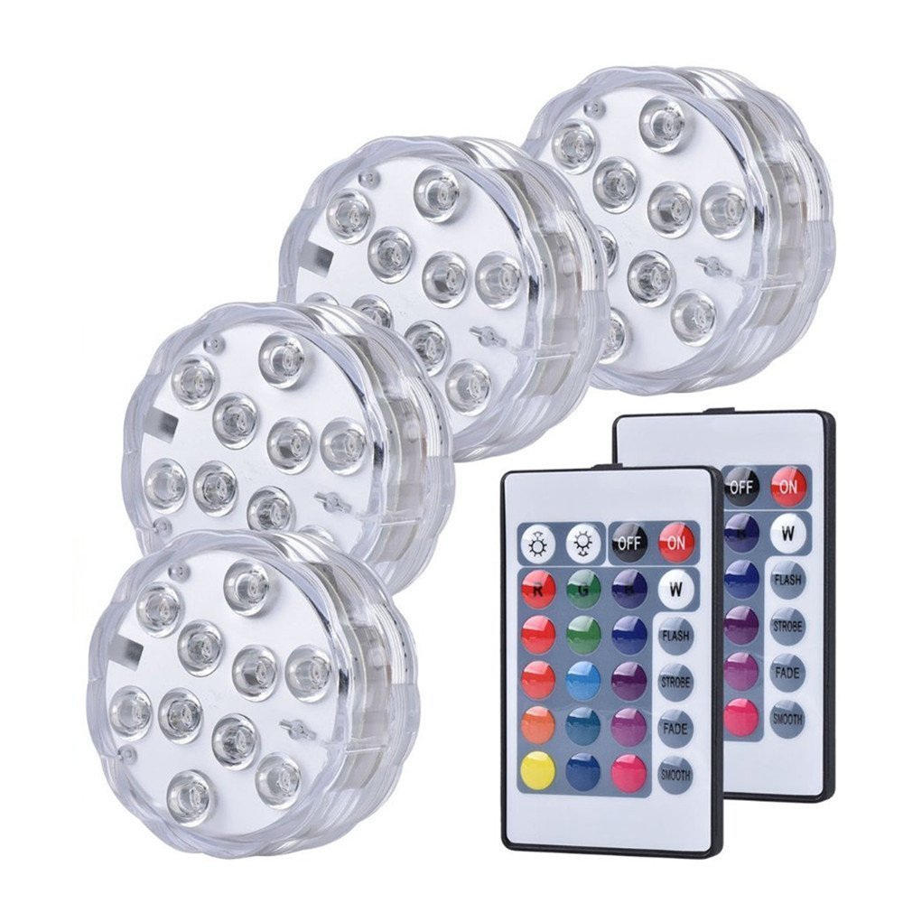 LED Remote Control Diving Light Waterproof Candle Light 2053712095428