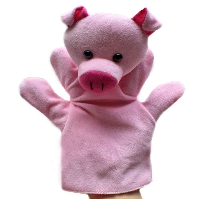 Hand puppet 28 plush toy big hand puppet preschool teaching aid 206195959113