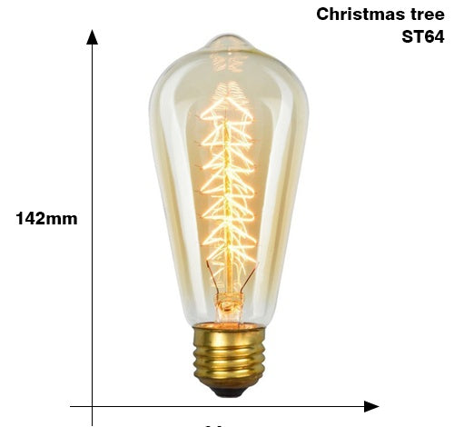 Edison Bulb E27 220V 40W ST64 A19 T45 G80 G95 G125 Incandescent filament bulb lighting Retro Edison Light Bulb 20738859539328