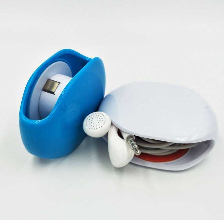 Automatic Earphone Retractor Reel-type Push-type Telescopic Multi-function Data Storage Box Winder - 图片 4