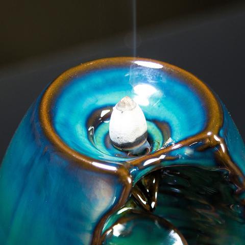 Multi-layers Ceramic Back flow Incense Burner 2081266657395