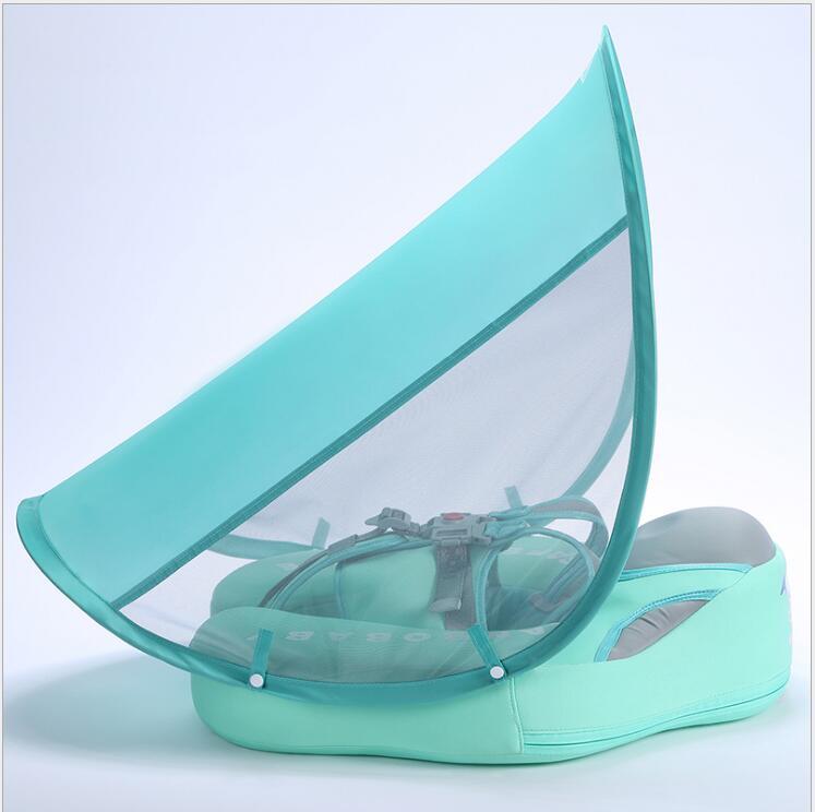 Children's Free Inflatable Lying Ring Anti-turning Swimming Ring 208308696573