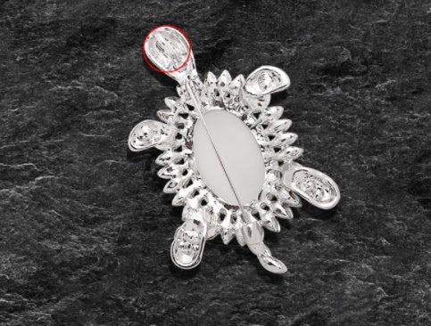 Rhinestone Turtle Brooch Multi-color Pendant Dual-use Diamond-embedded Clothing Accessories 20921198 b2ca 4bed 97bc b39f88805