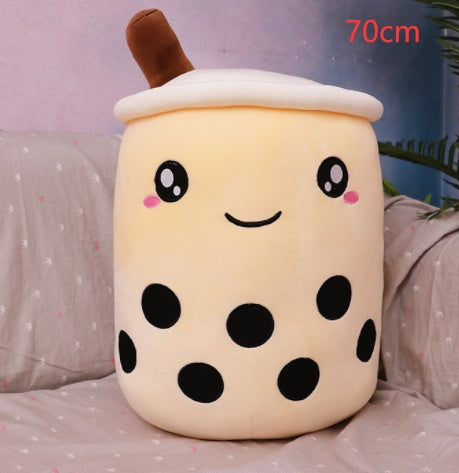 Cute Fruit Drink Plush Stuffed Soft Strawberry Milk Tea Plush Boba Tea Cup Toy Bubble Tea Pillow Cushion Kids Gift 20cf6054 8