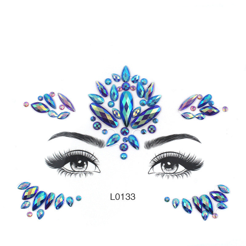 Women's Fashion Party Decoration Face Stickers 20da45b0 5c16 42d5 ab5e 597b8a11e48a