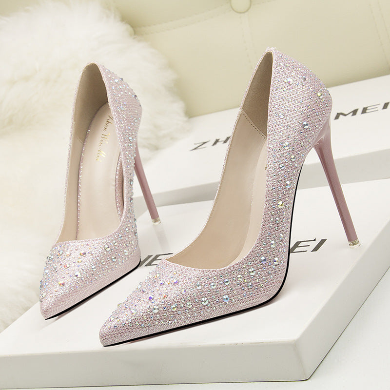 Sweet and delicate elegant stiletto heels 210319432254