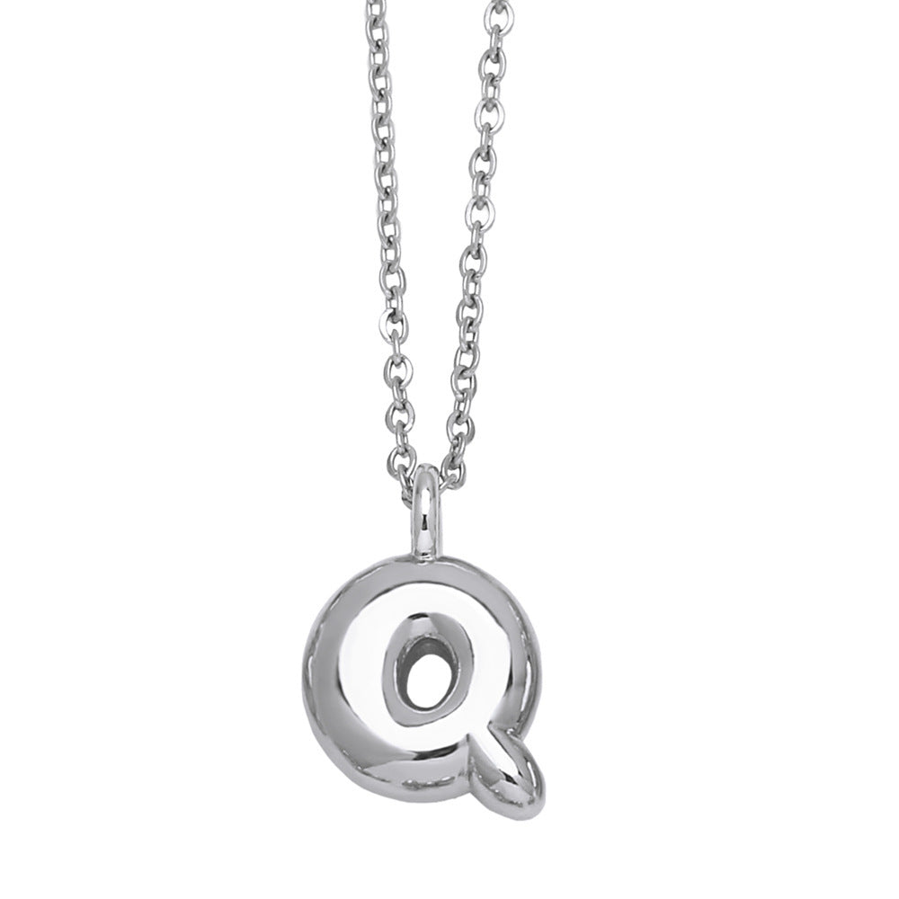 Copper Plated Gold 26 English Letters Pendant Necklace Niche Personality Clavicle Chain 213dd61b 7a80 4499 8d48 3314980cd6d7