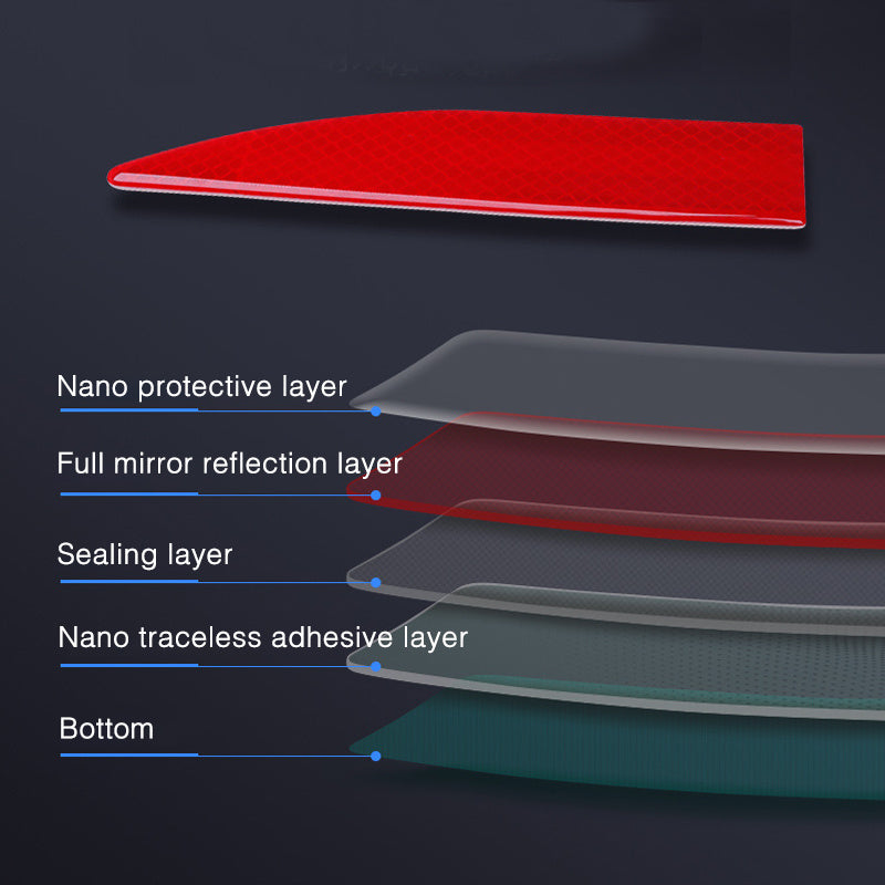 Rear trunk reflective sticker 2154121805845