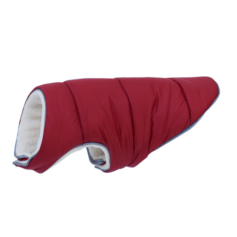 Pet Jacket Warm Winter Dog Clothes Reflective Puppy Clothing Vest Comfortable Fleece Pet Dogs Coat For Small Medium Large Dog