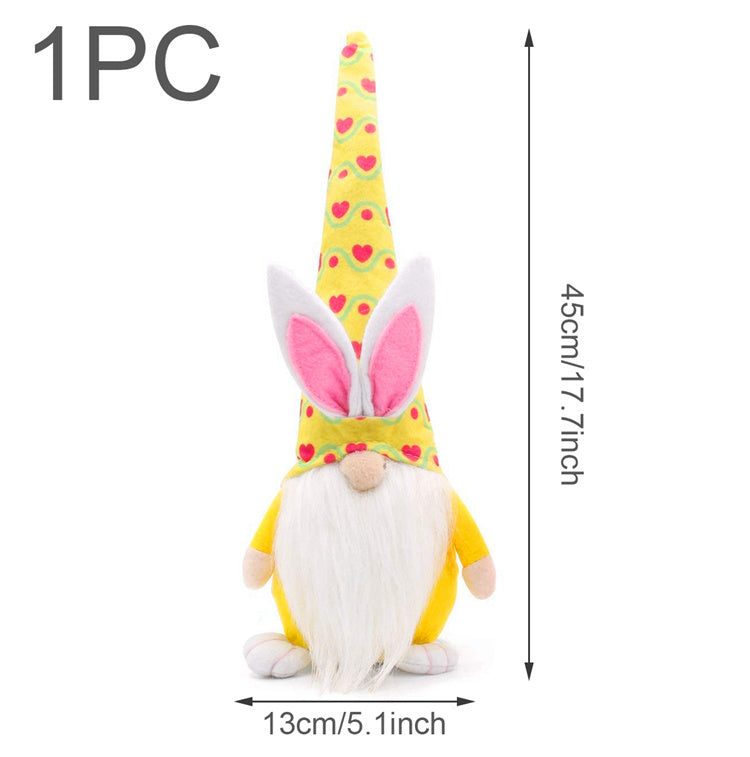 Easter Faceless Dwarf Holding Carrot Doll 2174927758314