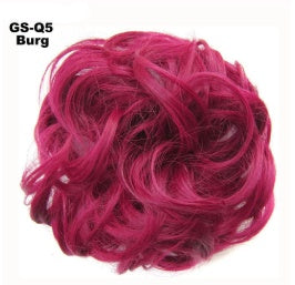 Europe, Japan, and South Korea popular hair bun fluffy natural drawstring curly hair ball head hair ring hair set female hair