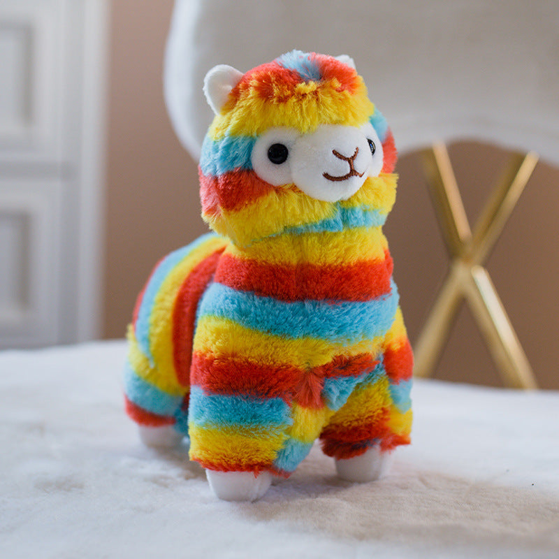 Rainbow Alpaca Doll Plush Toy 2204206578935
