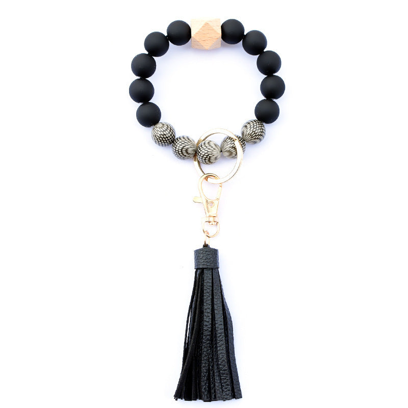 Creative Wooden Bead Bracelet Keychain 2206f84c c83c 4b8c aebd bd7a134dffa1