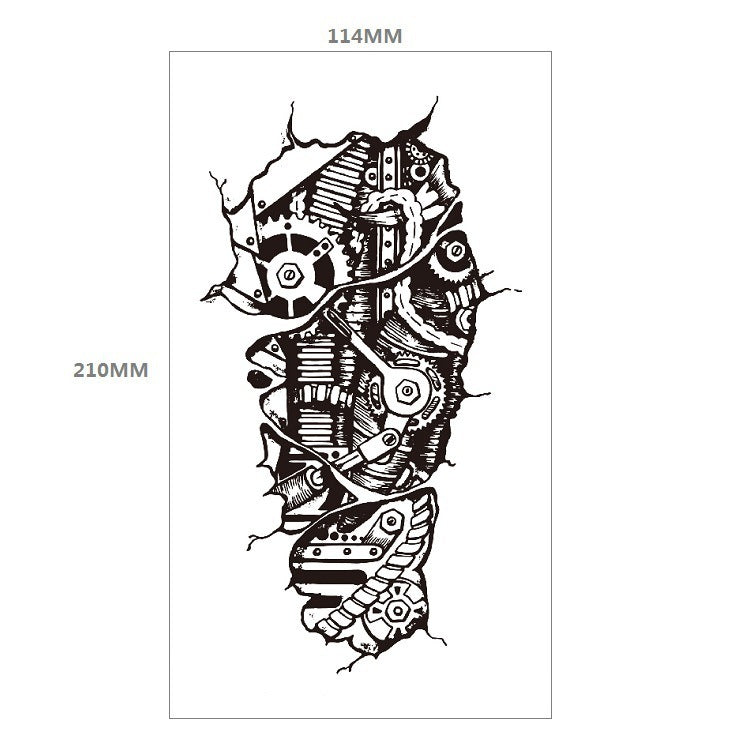 Animal Pattern Tiger Lion Half Arm Water Transfer Imitation Tattoo 221ab5c8 3a15 48a6 bfbe bbb7a8ba93f8