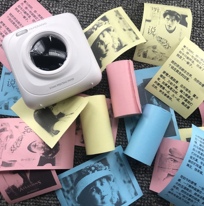 Mini Bliuetooth Wireless Thermal Printer Paper Sticker Label Printer - 图片 10