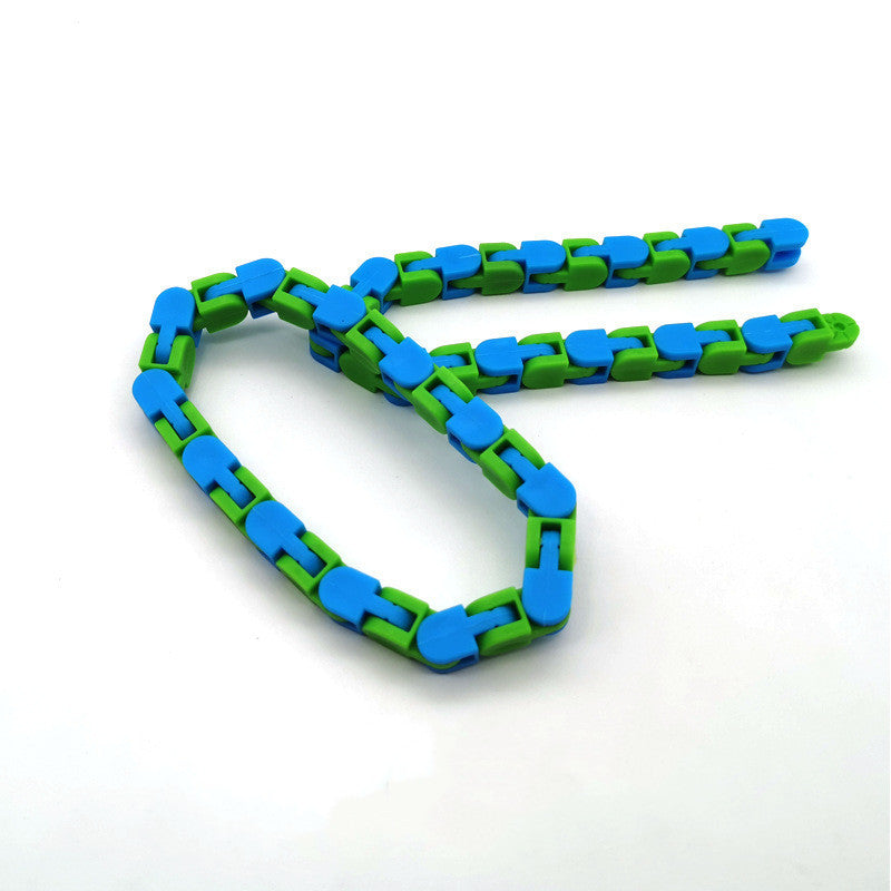 Funny Fidget Chain Anti Stress Toy for Adult Bike Chain Fidget Bracelet Puzzle Educational Toys 2227238191352