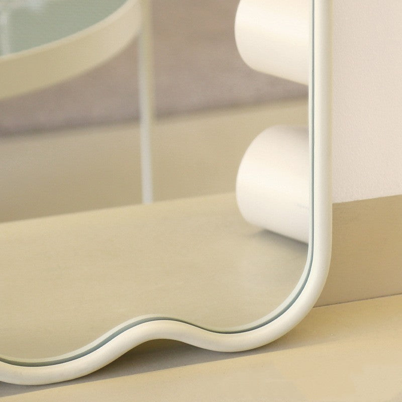 Cream White Ghost Shaped Mirror 226581b2 fbd5 4f07 b66b c507abe1c966