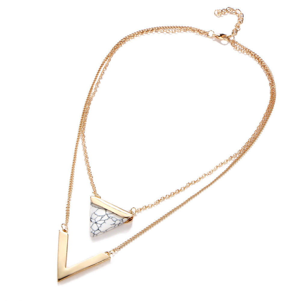 Triangle turquoise pendant 2269862476691