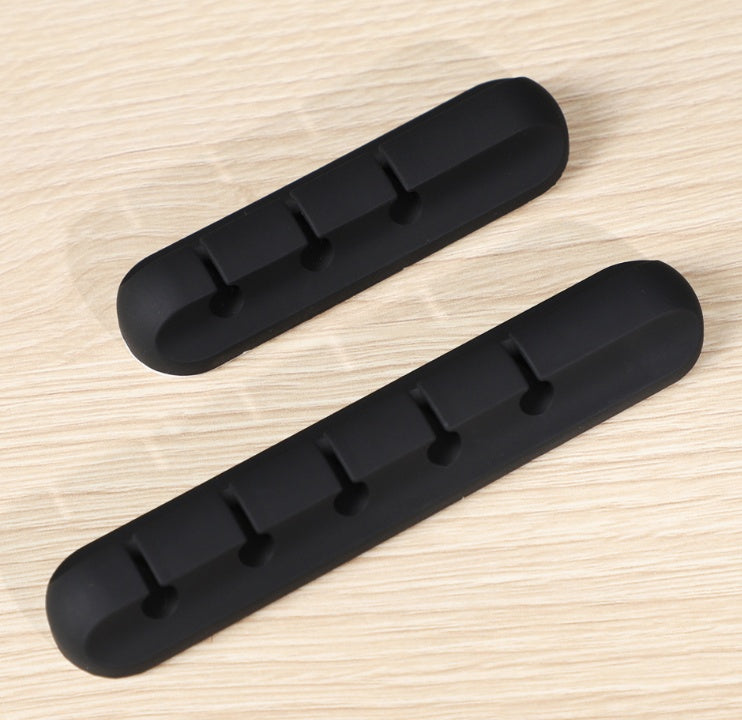 Silicone USB Cable Winder Desktop Cable Organizer Management Multipurpose Clips Cables Protector For Wired Headphones - 图片 7
