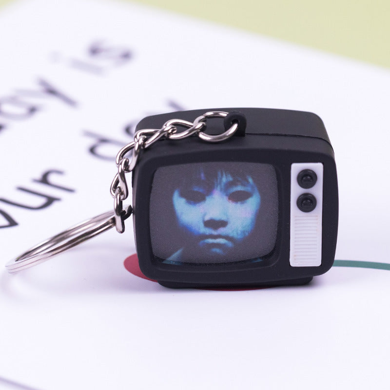Halloween Terror Curse Mini TV Car Key Chain Pendant 22ba5d0e 20a4 4a77 8ee4 a1de2c0313eb