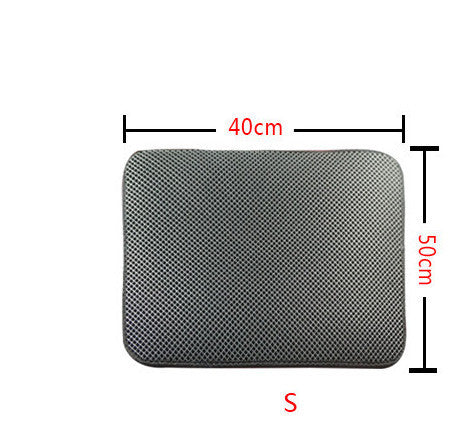 Double Layer Litter Cat Bed Pads Pet Cat Litter Mat Trapping Pets Litter Box Mat Pet Product Bed For Cats House Clean Mat 230
