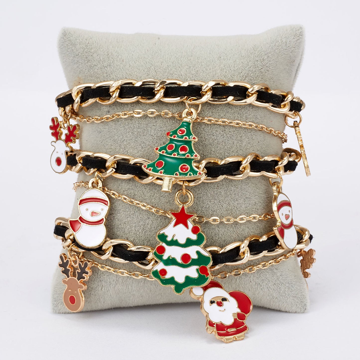Christmas multi-layer braided bracelet 2316332328349